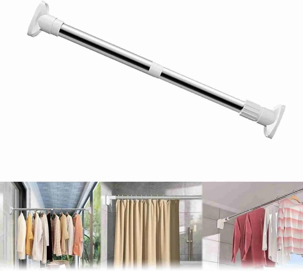 No-Drill Multifunctional Adjustable Rod by ZapifyMe.in