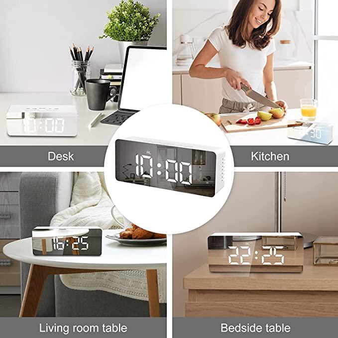 Reflect o’clock Digital Alarm Clock by ZapifyMe.in