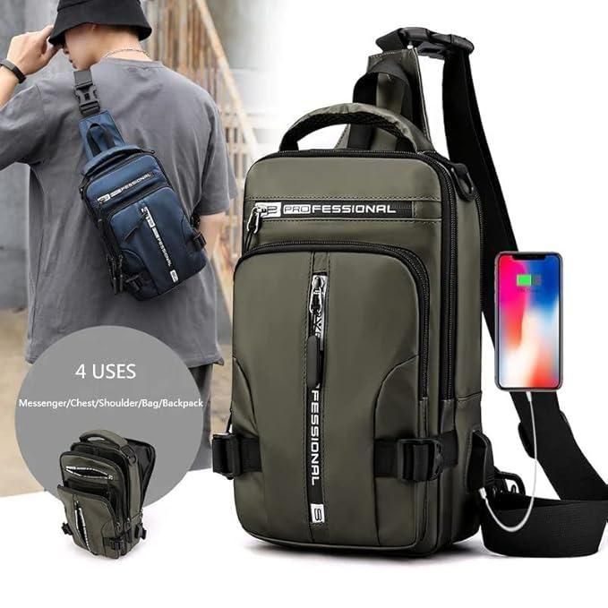 UrbanPro USB Sling Bag by ZapifyMe.in