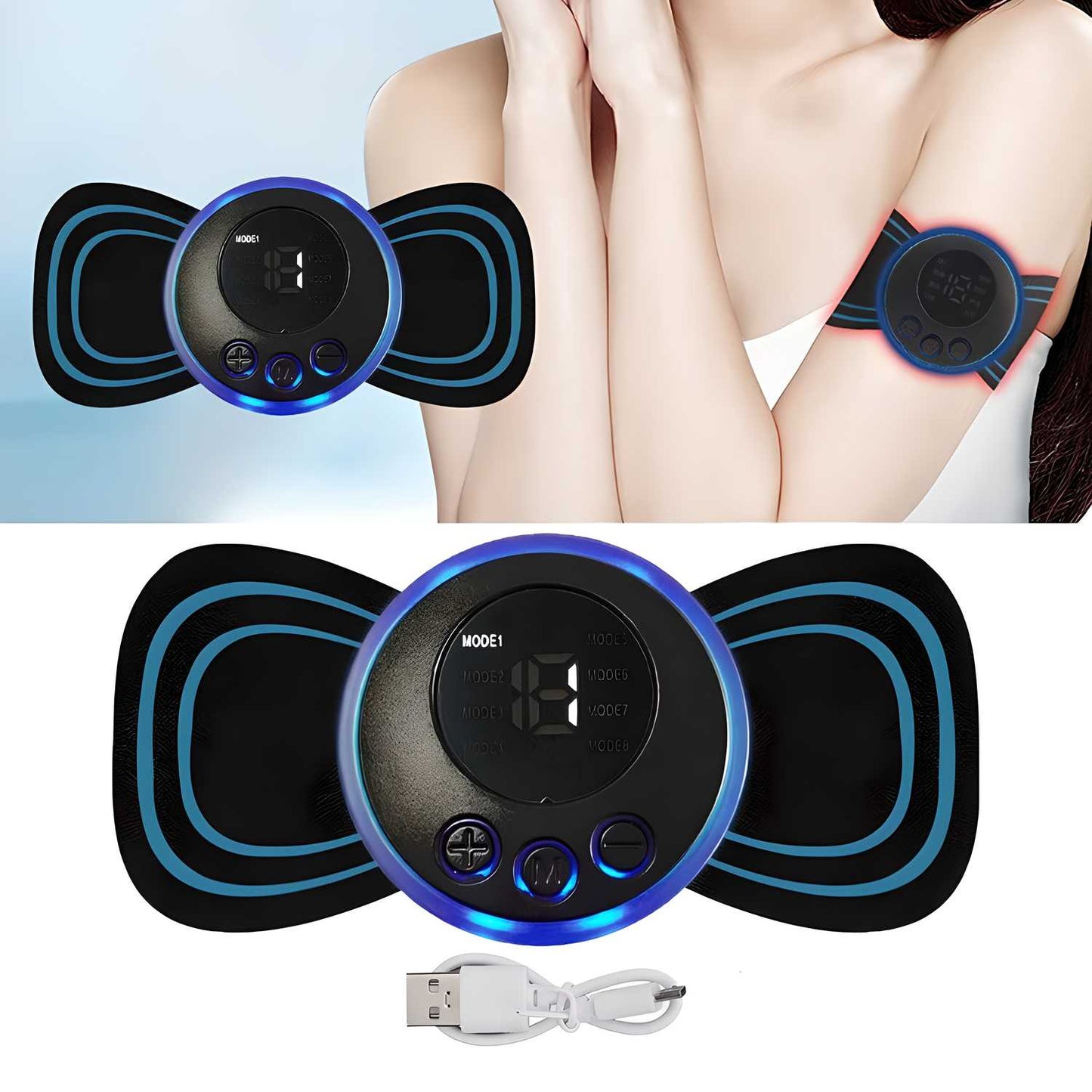 ReliefSnap Mini Massager by ZapifyMe.in
