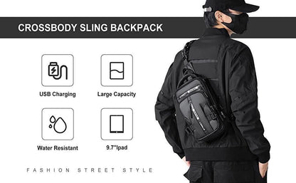 UrbanPro USB Sling Bag by ZapifyMe.in