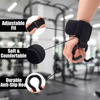 Beast Grip Weight Lifting Hooks by ZapifyMe.in