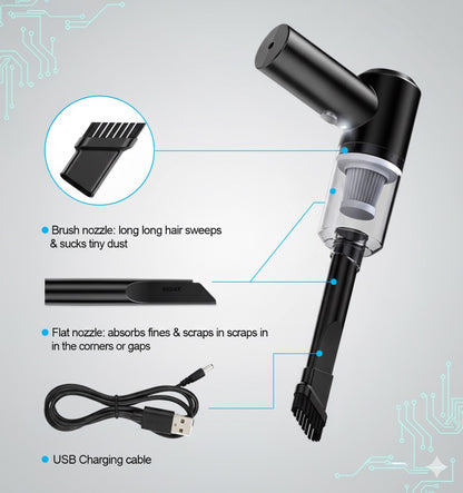 SwiftVac Mini Vacuum Cleaner by ZapifyMe.in