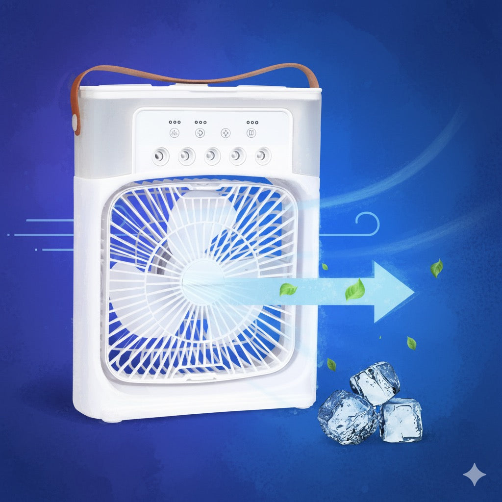 Chill Cube Air Cooler USB Electric Fan by ZapifyMe.in